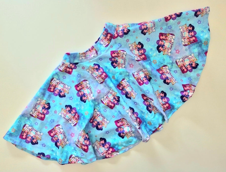 Exclusive print - full circle skirt