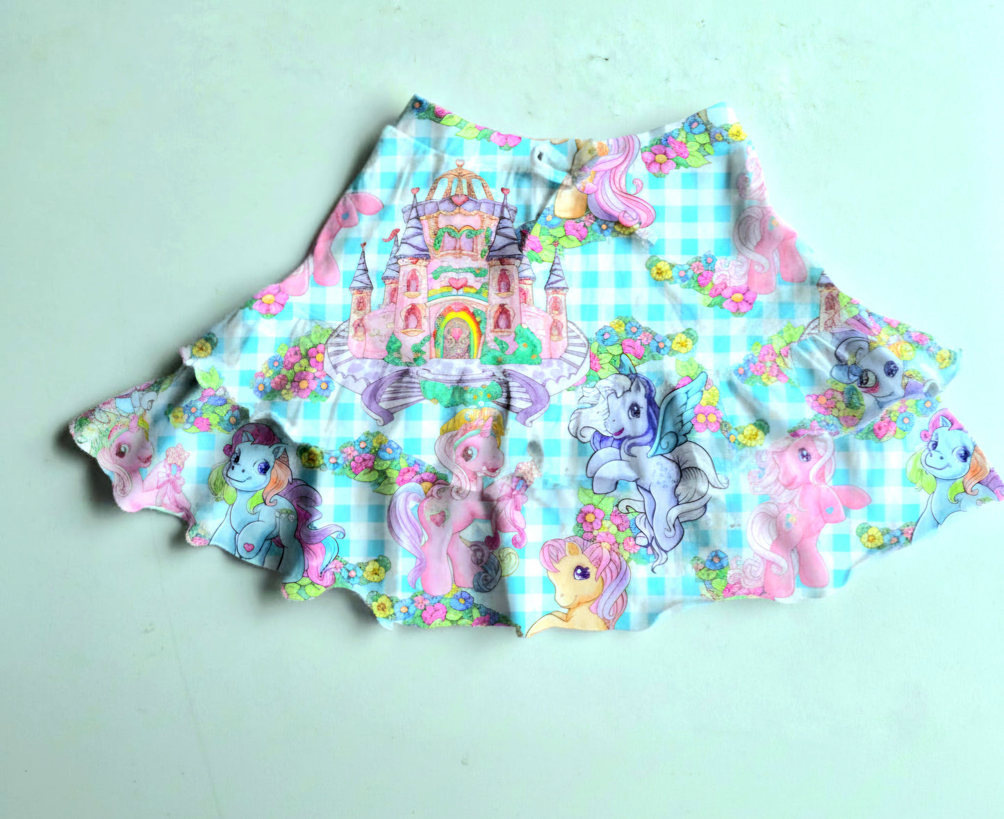 Tiered skirt with built in shorts - 95%cotton *6-8WEEK TAT