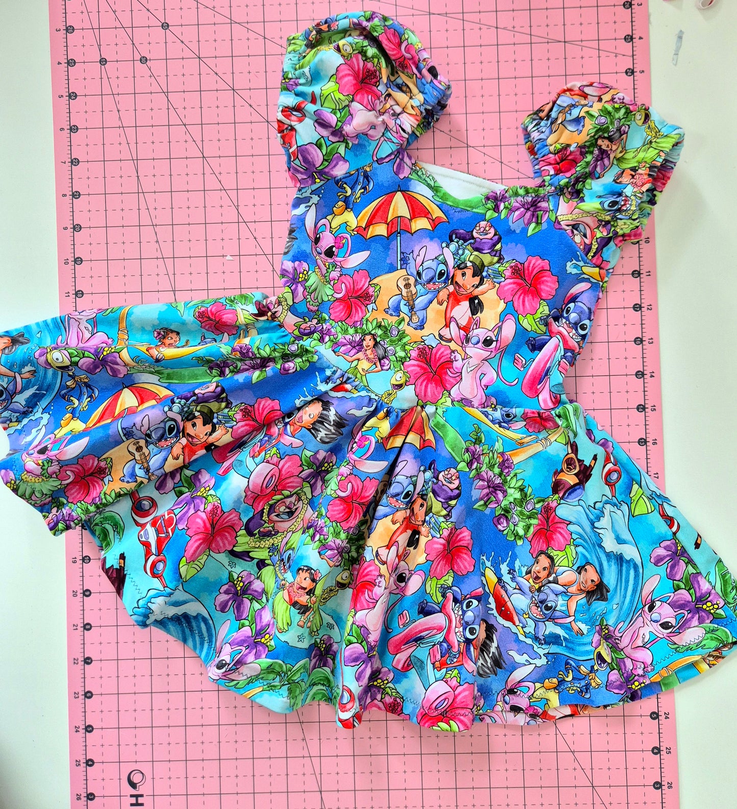 *Rainbow mickey/minnie fabric - stretch
