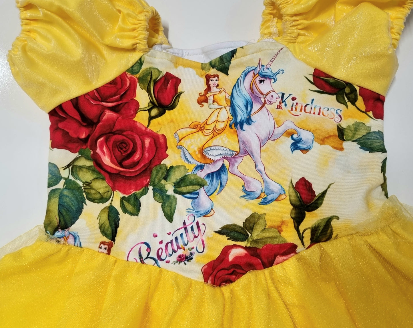 Princess Belle-Inspired Dress – Luxe Edition - size 3