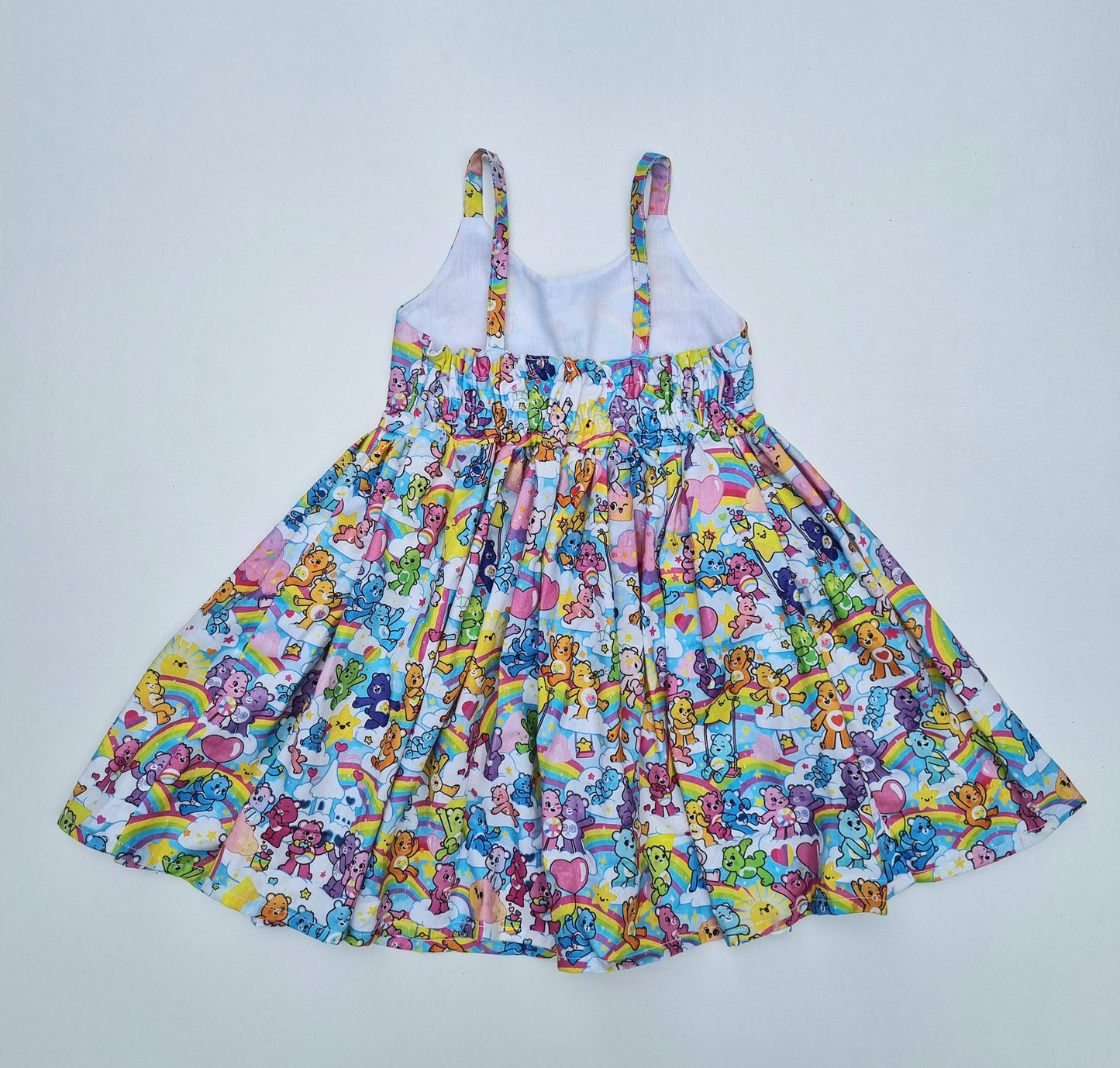 Sun dress - rainbow carebears