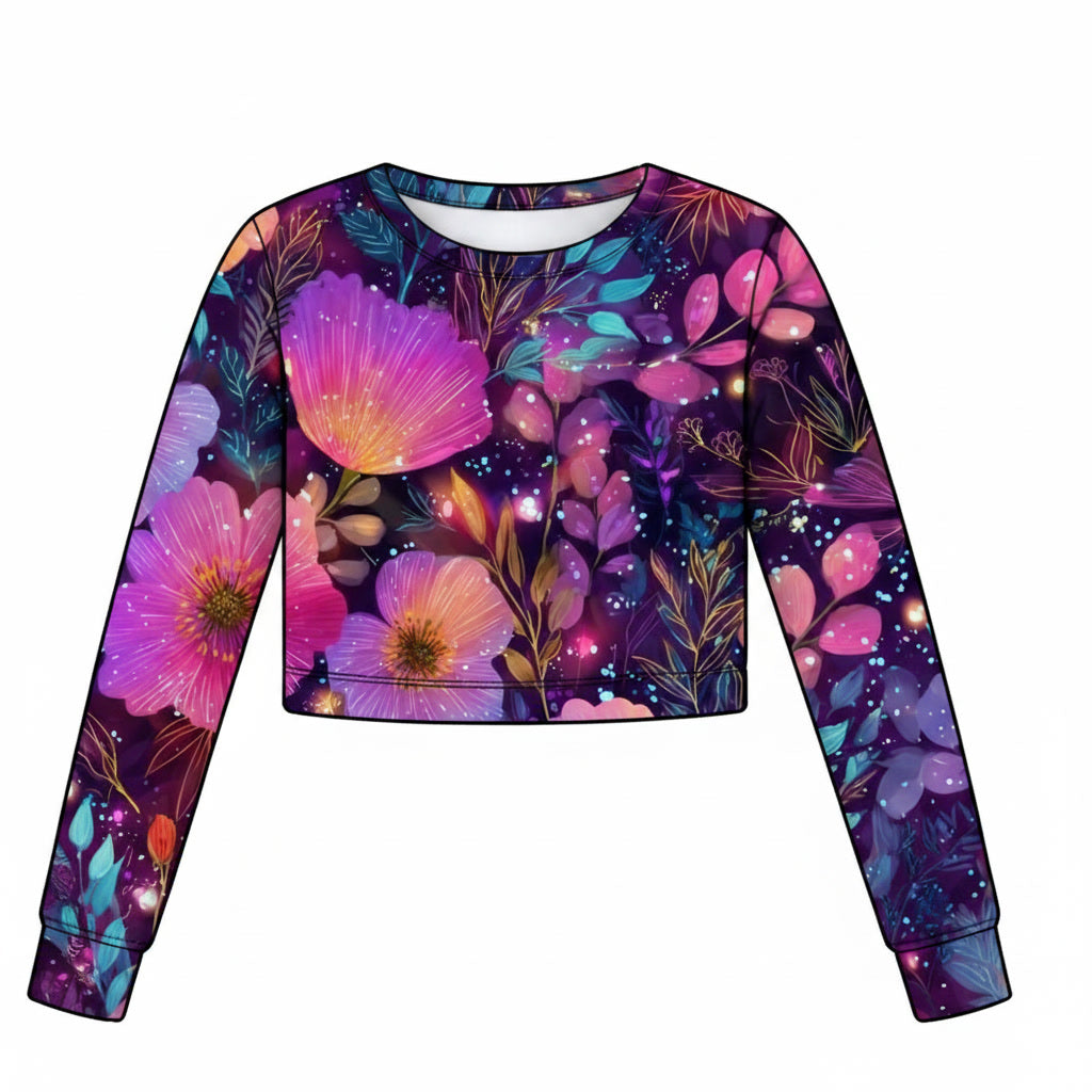 Long sleeve shorter top - 95%cotton *6-8WEEK TAT