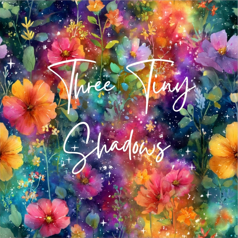 *Deep rainbow floral