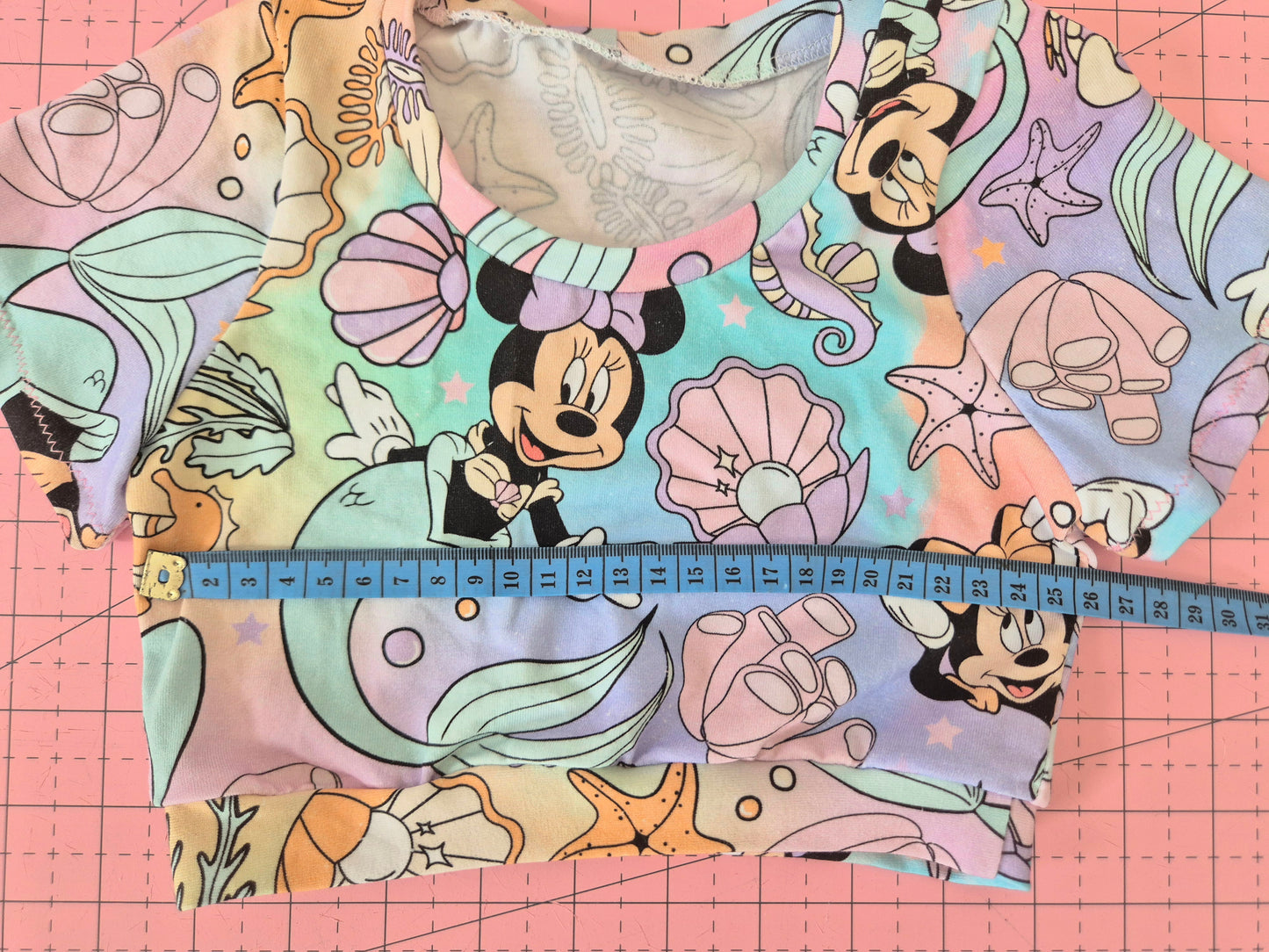 ***Size 5 short bike shorts and cropped bralette tee with band OOAK