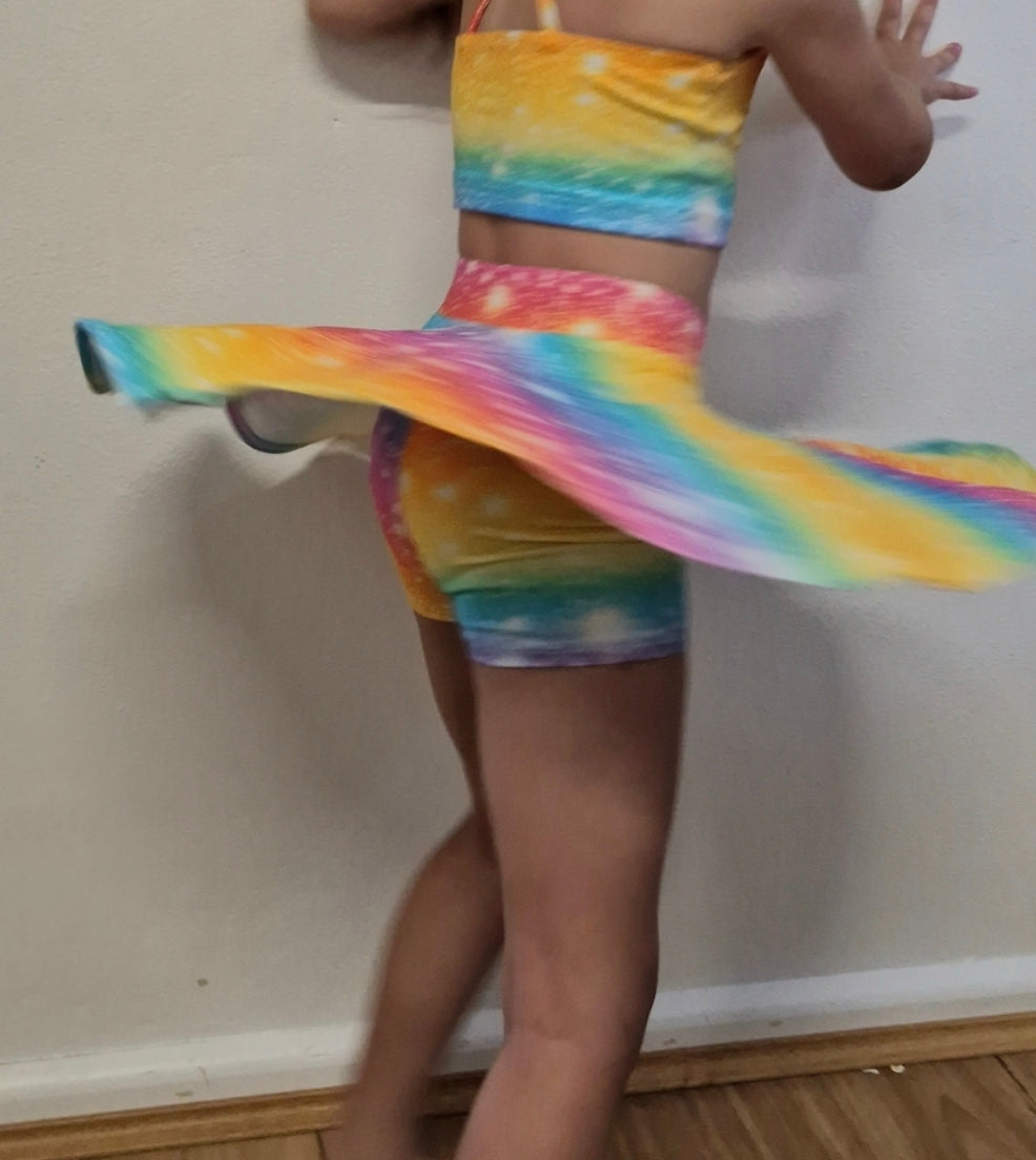 Full circle skirt with built in shorts *6-8WEEK TAT