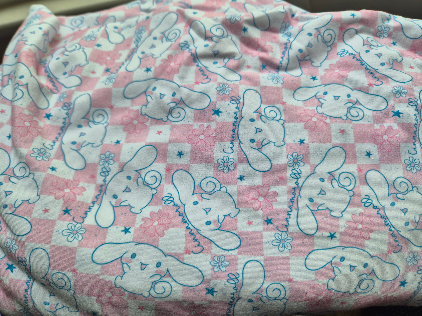 *My melody gingham fabric- stretch