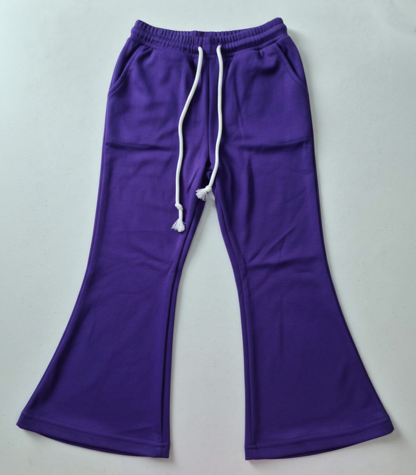 Flared tracksuit pants -cotton fleecey *6-8WEEK TAT
