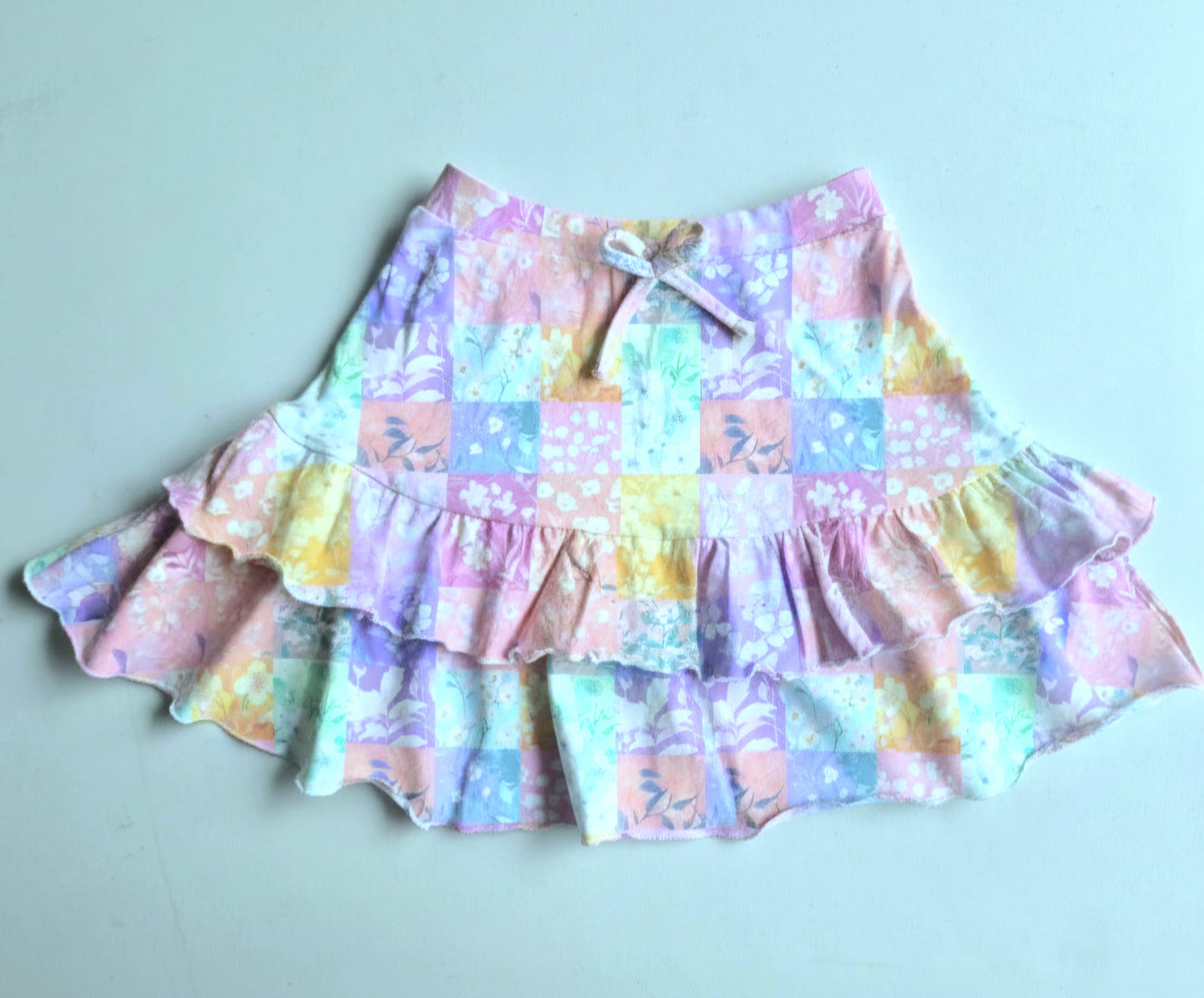 Tiered skirt with built in shorts - 95%cotton *6-8WEEK TAT