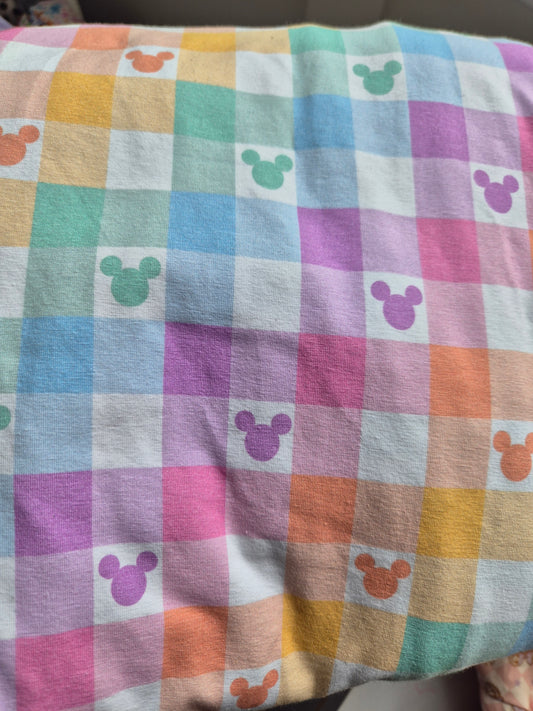 *Rainbow mickey/minnie fabric - stretch