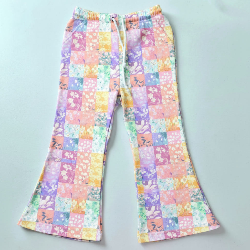 Flared tracksuit pants -cotton fleecey *6-8WEEK TAT