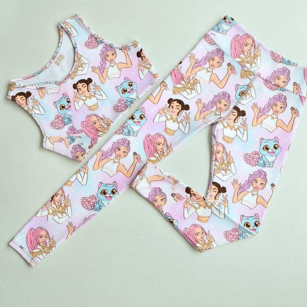 *WOMEN'S ACTIVE LEGGINGS- 95%cotton, double pocket *6-8WEEK TAT