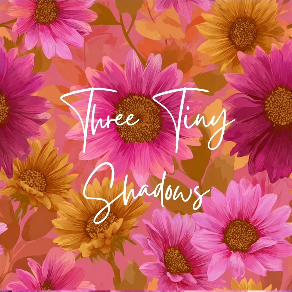 Pink and gold floral