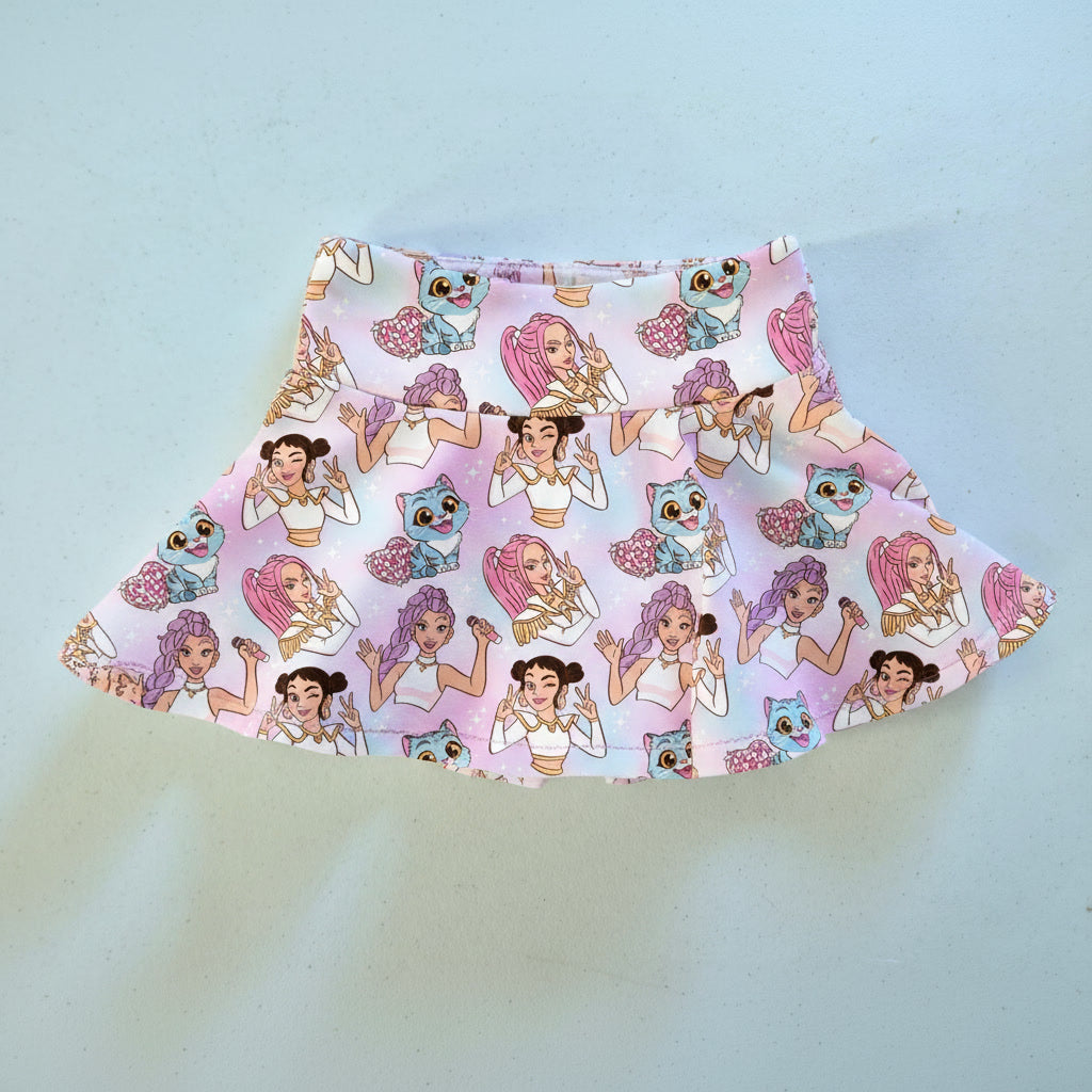 Full circle skirt with built in shorts *6-8WEEK TAT