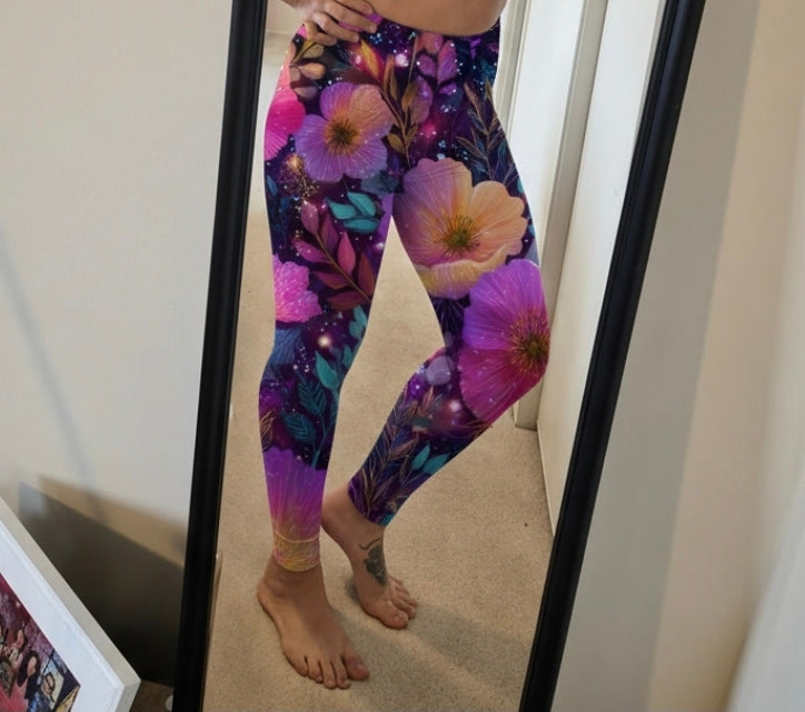 *WOMEN'S ACTIVE LEGGINGS- 95%cotton, double pocket *6-8WEEK TAT