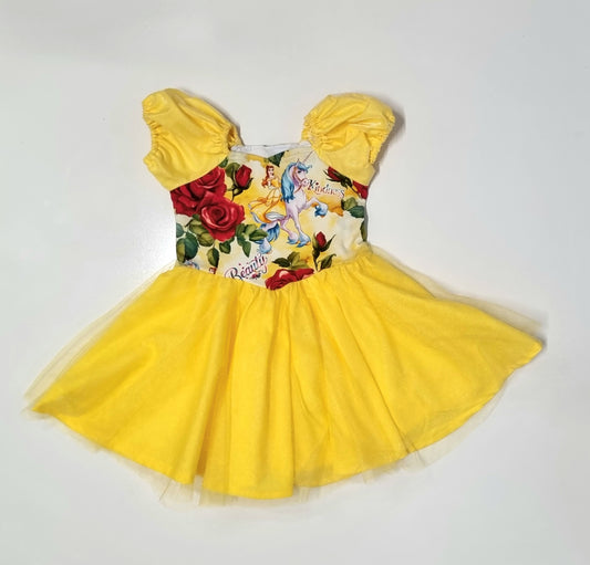 Princess Belle-Inspired Dress – Luxe Edition - size 3