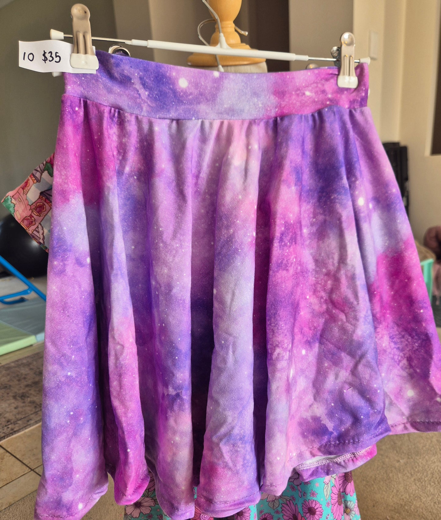 Size 10 full circle skirt handmade - 95%cotton