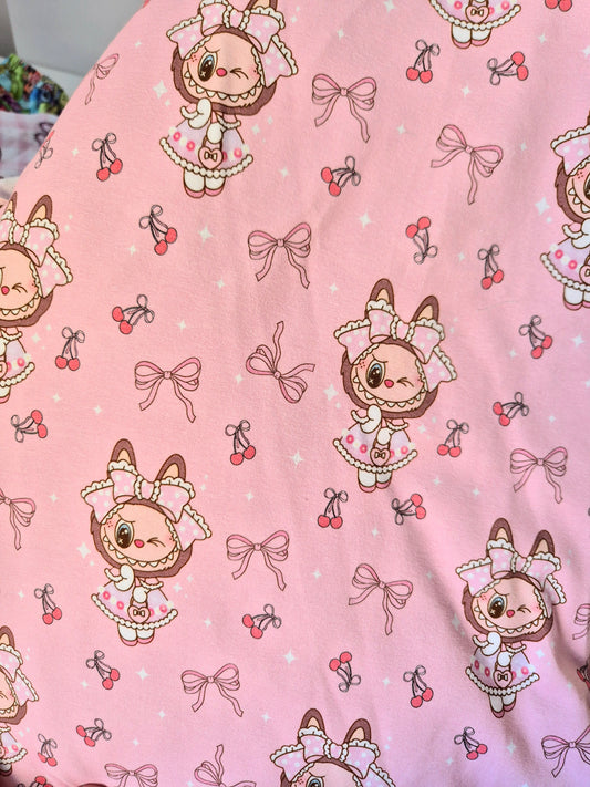 *LABUBU PINK DRESS - STRECH