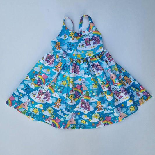 Sun dress - blue carebears