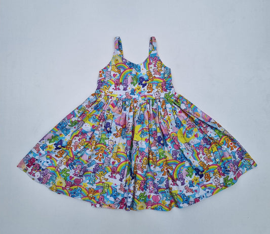 Sun dress - rainbow carebears
